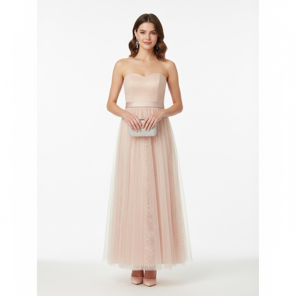 White by Vera Wang Blush Pink Dress spring wedding